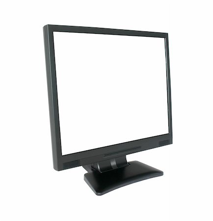 simsearch:400-04020281,k - blank lcd frame isolated on pure white background Photographie de stock - Aubaine LD & Abonnement, Code: 400-04983087