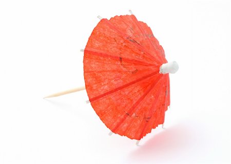 red asian cocktail umbrella Stock Photo - Budget Royalty-Free & Subscription, Code: 400-04983140