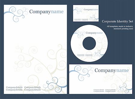 simsearch:400-06462302,k - corporate identity template.  More templates in my portfolio. Stock Photo - Budget Royalty-Free & Subscription, Code: 400-04994316
