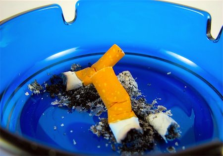 ashtray and cigarette butts Stock Photo - Budget Royalty-Free & Subscription, Code: 400-04994408