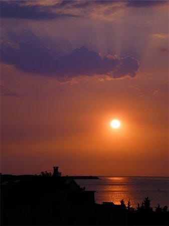 simsearch:400-05026123,k - sunrise over Black sea, Bulgaria Photographie de stock - Aubaine LD & Abonnement, Code: 400-04995300