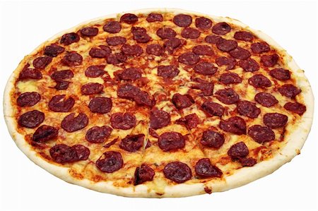 simsearch:400-05172569,k - fresh pepperoni flavored pizza from a box Foto de stock - Super Valor sin royalties y Suscripción, Código: 400-04995346