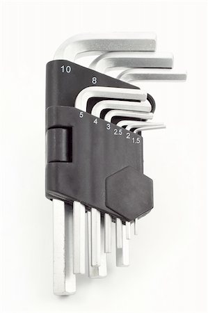 hex key set isolated Foto de stock - Super Valor sin royalties y Suscripción, Código: 400-04995449