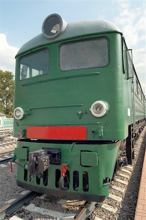 Locomotive built in 70s specially for suburban railways Foto de stock - Super Valor sin royalties y Suscripción, Código: 400-04995453