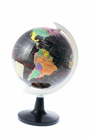 simsearch:400-04774467,k - Desk Globe on White Background Stock Photo - Budget Royalty-Free & Subscription, Code: 400-04996169