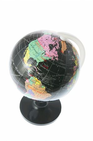 simsearch:400-04774467,k - Desk Globe on White Background Stock Photo - Budget Royalty-Free & Subscription, Code: 400-04996170