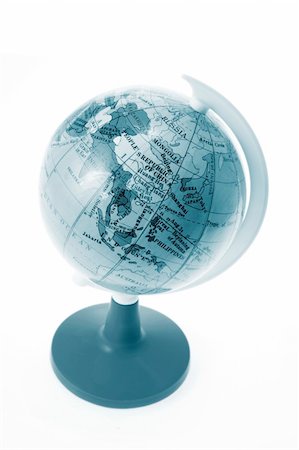 simsearch:400-04774467,k - Desk Globe on White Background Stock Photo - Budget Royalty-Free & Subscription, Code: 400-04996173