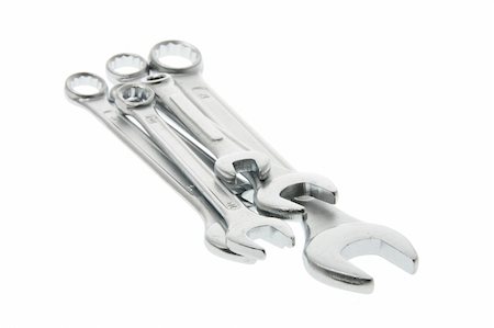 simsearch:400-04996705,k - A Collection of Spanners on White Background Photographie de stock - Aubaine LD & Abonnement, Code: 400-04996659