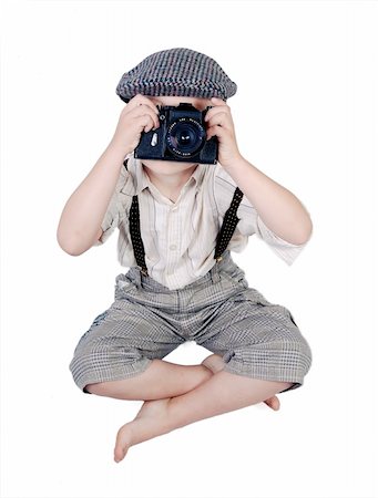 film making - little photographer Stock Photo - Budget Royalty-Free & Subscription, Code: 400-04997680