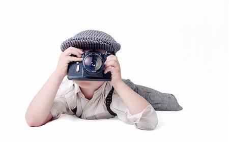 film making - little photographer Stock Photo - Budget Royalty-Free & Subscription, Code: 400-04997681