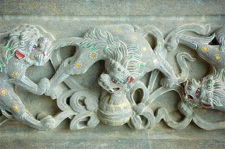 simsearch:400-05158717,k - Qilin decor at buddhism temple Foto de stock - Super Valor sin royalties y Suscripción, Código: 400-04997784