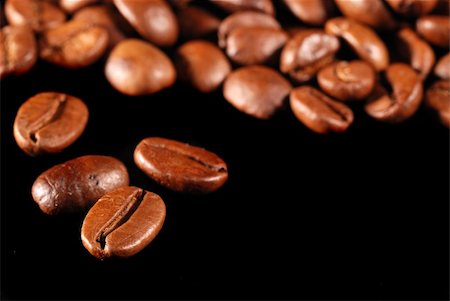 Coffee background. Perfect coffee grains. High detail Stock Photo - Budget Royalty-Free & Subscription, Code: 400-04999234