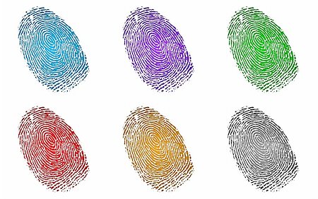 dylan_burrill (artist) - Fingerprint symbols Fotografie stock - Microstock e Abbonamento, Codice: 400-04999532