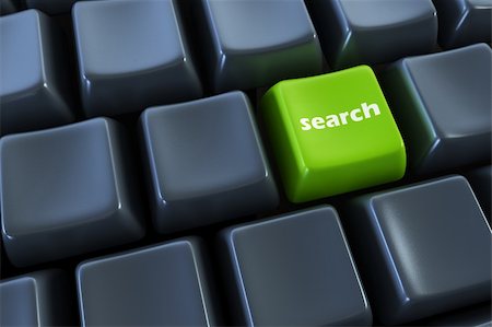 simsearch:400-08291045,k - keyboard with search button 3d rendering Foto de stock - Royalty-Free Super Valor e Assinatura, Número: 400-04999739