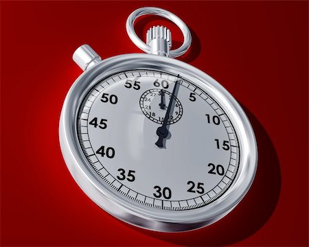 simsearch:400-05923990,k - Illustration of a stopwatch on a red background Stock Photo - Budget Royalty-Free & Subscription, Code: 400-04999942