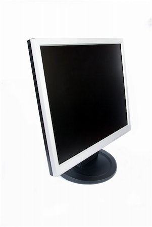 simsearch:400-05073201,k - TFT monitor isolated over white background Foto de stock - Super Valor sin royalties y Suscripción, Código: 400-04990360