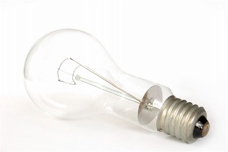 simsearch:400-04626612,k - Electric bulb  on a white background Foto de stock - Super Valor sin royalties y Suscripción, Código: 400-04990792