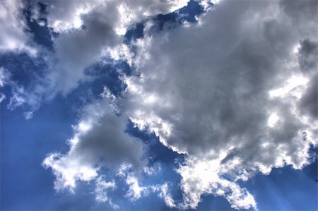 simsearch:400-05304842,k - White clouds in a blue sky. Great background Stockbilder - Microstock & Abonnement, Bildnummer: 400-04992282