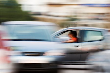 Motion blur image of the traffic in a modern busy metropolis Stock Photo - Budget Royalty-Free & Subscription, Code: 400-04992301