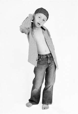 portrait of little boy Fotografie stock - Microstock e Abbonamento, Codice: 400-04993062