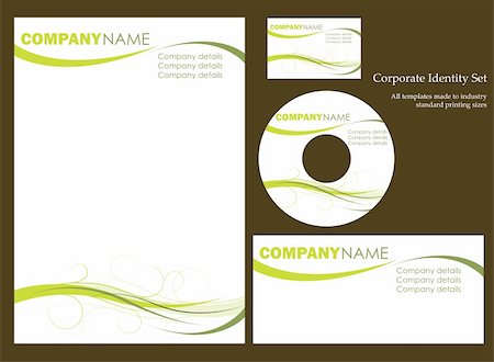 simsearch:400-06462302,k - Corporate identity template.  More templates in my portfolio Stock Photo - Budget Royalty-Free & Subscription, Code: 400-04993501