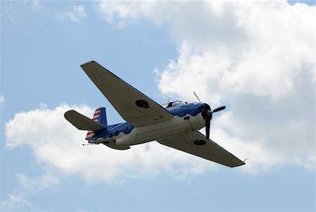 picture of the sky with air force plane - World War II era American Avenger fighter Stock Photo - Budget Royalty-Free & Subscription, Code: 400-04993957