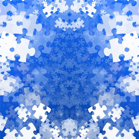 simsearch:640-01355058,k - Random jigsaw pieces on a soft blue background Photographie de stock - Aubaine LD & Abonnement, Code: 400-05004907