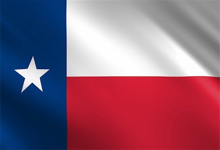 Texan flag waving in the wind Stock Photo - Budget Royalty-Free & Subscription, Code: 400-05004925