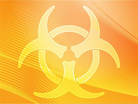 simsearch:400-05233482,k - Biohazard sign, warning alert for hazardous bio materials Fotografie stock - Microstock e Abbonamento, Codice: 400-05005407