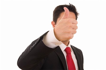 simsearch:400-05700994,k - A business man giving the thumb-up sign (focus on the hand) Stock Photo - Budget Royalty-Free & Subscription, Code: 400-05006642