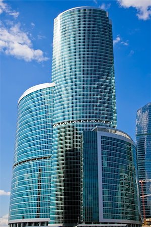 New skyscrapers business center in Moscow city, Russia Stock Photo - Budget Royalty-Free & Subscription, Code: 400-05006730