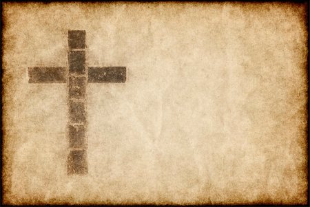 simsearch:400-05174298,k - great image of a christian cross on parchment paper Stockbilder - Microstock & Abonnement, Bildnummer: 400-05006965