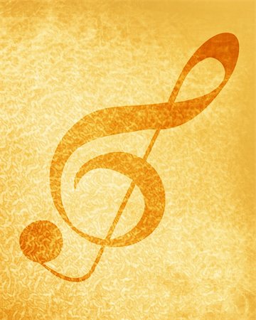 swirling music sheet - music sheet with some stains on it Stock Photo - Budget Royalty-Free & Subscription, Code: 400-05006989