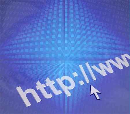 Internet concept. Background of blue color Stock Photo - Budget Royalty-Free & Subscription, Code: 400-05007207