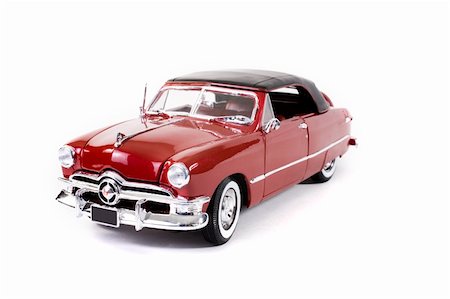 simsearch:400-04938994,k - close up of collectible car over white background Stock Photo - Budget Royalty-Free & Subscription, Code: 400-05007400