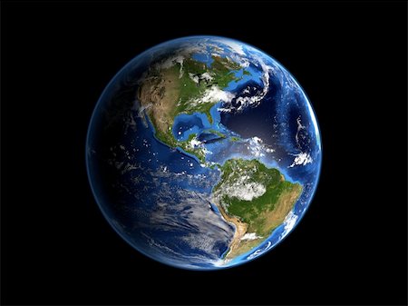 3d image of planet Earth in high definition Stock Photo - Budget Royalty-Free & Subscription, Code: 400-05007774