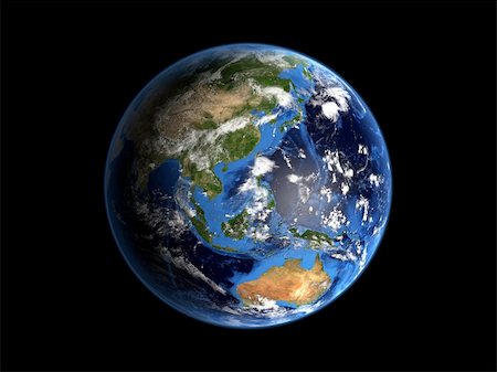 3d image of planet Earth in high definition Stock Photo - Budget Royalty-Free & Subscription, Code: 400-05007775