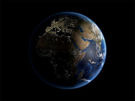 3d image of planet Earth in high definition Stock Photo - Budget Royalty-Free & Subscription, Code: 400-05007783