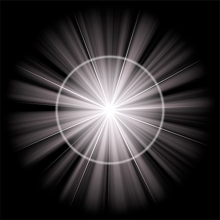 white star or supernova over black Stock Photo - Budget Royalty-Free & Subscription, Code: 400-05007865
