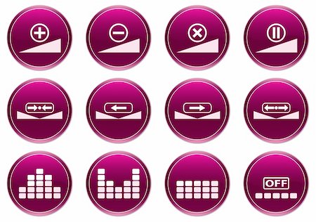 simsearch:400-05008263,k - Gadget icons set. White - purple palette. Vector illustration. Stock Photo - Budget Royalty-Free & Subscription, Code: 400-05008263