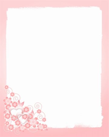 painted happy flowers - Wedding background with pink flowers Stock Photo - Budget Royalty-Free & Subscription, Code: 400-05009746