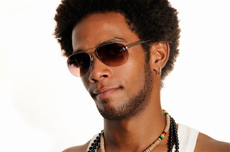 simsearch:400-05009914,k - Portrait of young trendy latino male wearing sunglasses Foto de stock - Super Valor sin royalties y Suscripción, Código: 400-05009907