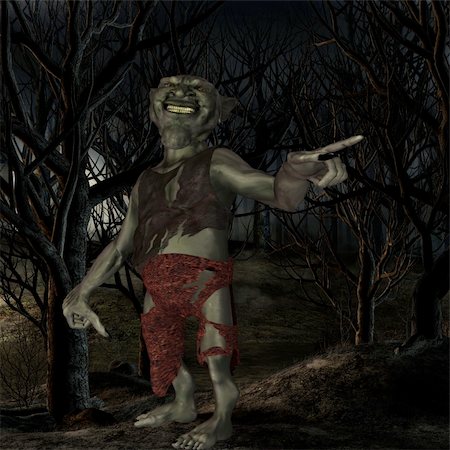 3D Render of an Goblin-Fantasy Figure Stock Photo - Budget Royalty-Free & Subscription, Code: 400-05000199