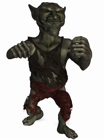 3D Render of an Goblin-Fantasy Figure Stock Photo - Budget Royalty-Free & Subscription, Code: 400-05000203