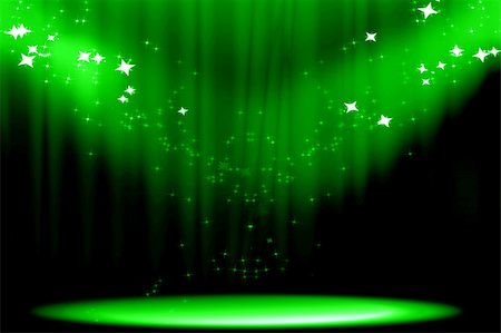 simsearch:400-05010741,k - Curtain background with spotlights and some glitters Stock Photo - Budget Royalty-Free & Subscription, Code: 400-05000406