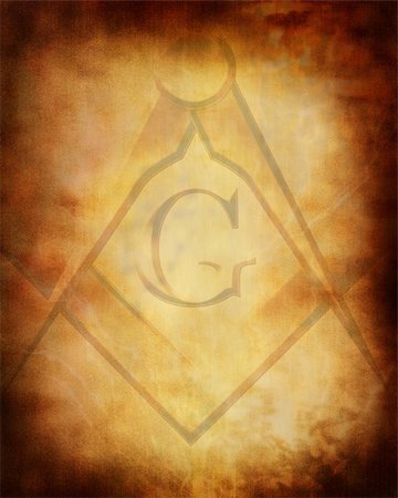Old paper texture with freemason symbol Foto de stock - Super Valor sin royalties y Suscripción, Código: 400-05000427