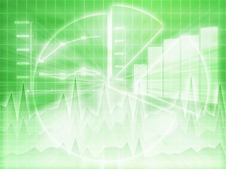 simsearch:400-03909953,k - Illustration of Spreadsheet data and business charts in glowing wireframe style Photographie de stock - Aubaine LD & Abonnement, Code: 400-05000593