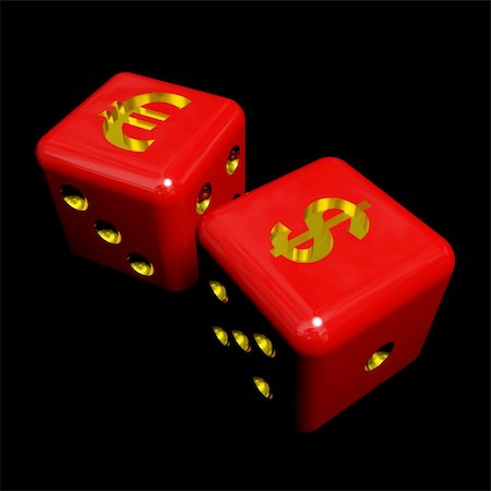 simsearch:400-04894431,k - fine 3d image of red dice with money symbol Stock Photo - Budget Royalty-Free & Subscription, Code: 400-05000988