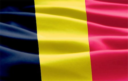 dylan_burrill (artist) - Flying Belgium Flag Fotografie stock - Microstock e Abbonamento, Codice: 400-05001027