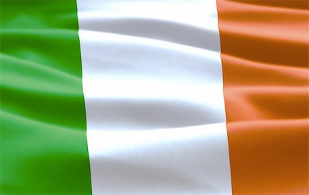 dylan_burrill (artist) - Flying Irish Flag Photographie de stock - Aubaine LD & Abonnement, Code: 400-05001036